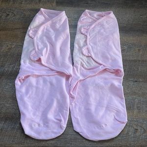 Set of 2 velcro summer swaddles
